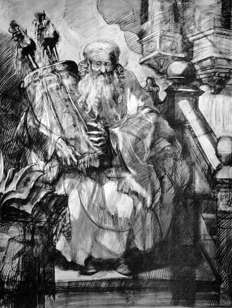 Rabbi With Torah (1956)